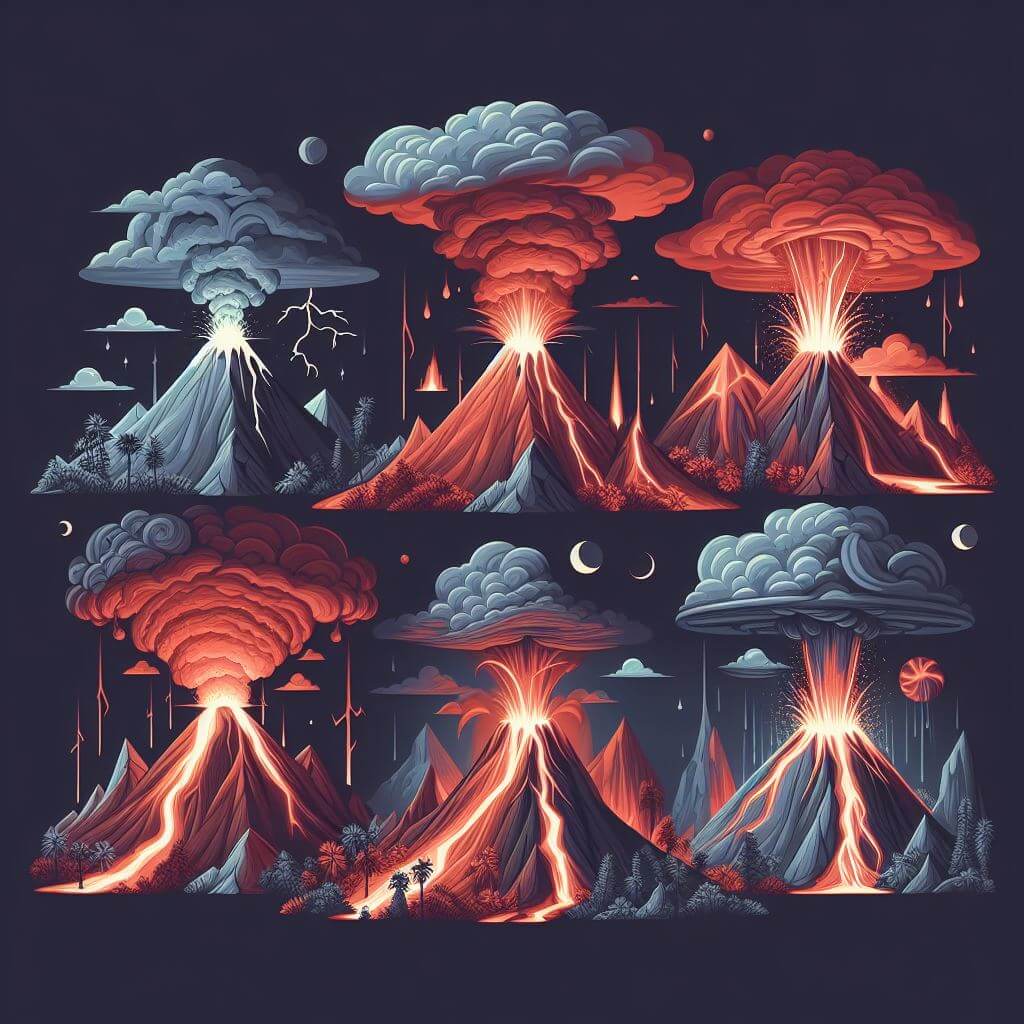 Tipos de Erupciones Volcánicas