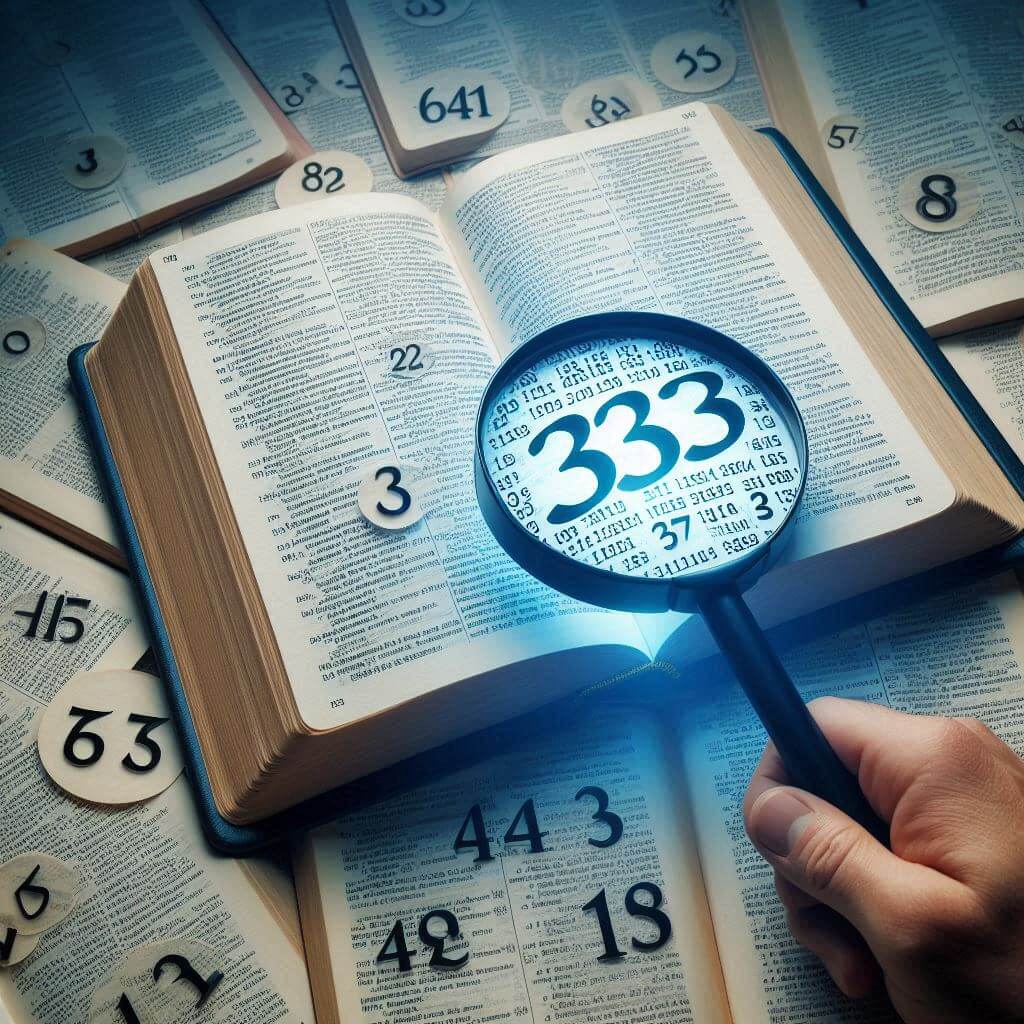 ¿Qué significa 333 en la Biblia?